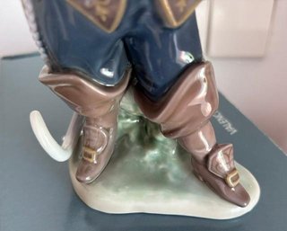 Figura Lladro Gato con Botas Original Caja