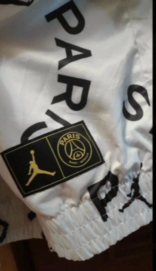 Chaqueta Bomber Jordan PSG Paris Blanca Dorada