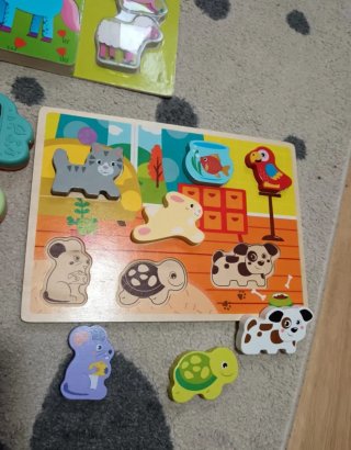 Lote puzzles para bebé