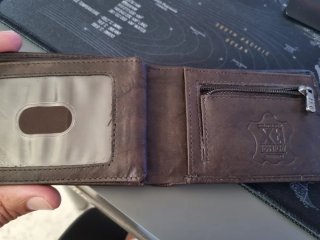 Cartera de piel Xti Marrón