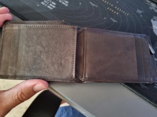 Cartera de piel Xti Marrón