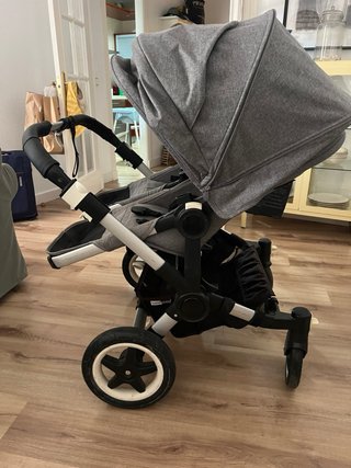 Carrito Gemelar Bugaboo Donkey 2 Gris