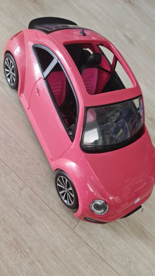 Coche Barbie Volkswagen Grande Rosa