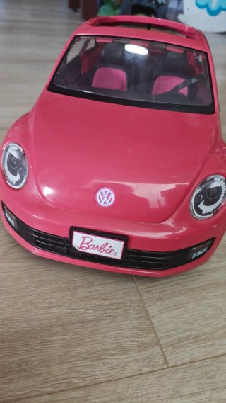 Coche Barbie Volkswagen Grande Rosa
