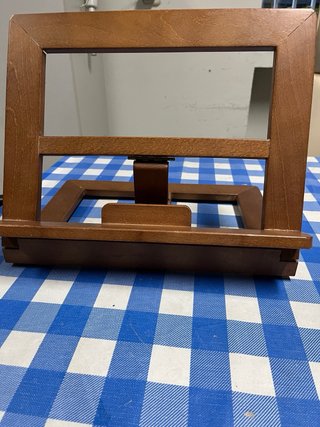 Atril de madera plegable