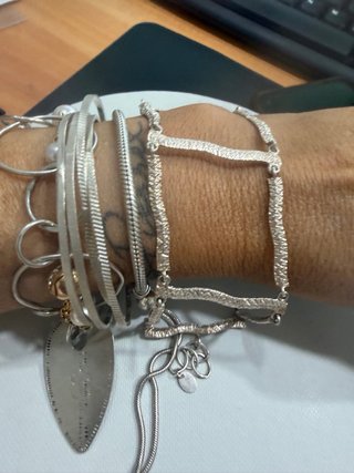 Conjunto Tous: Pulsera y Pendientes Plata