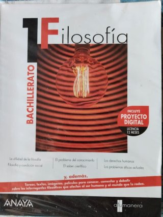 Filosofía 1 bachillerato