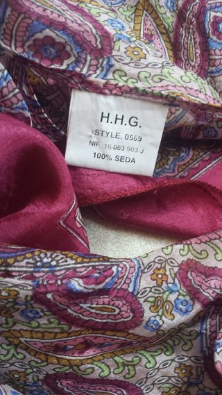NUEVO Seda India poncho pañuelo