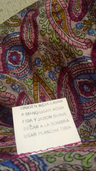 NUEVO Seda India poncho pañuelo
