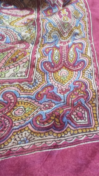 NUEVO Seda India poncho pañuelo