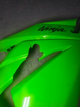Carenado derecho Kawasaki Ninja 250 R Verde