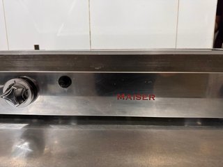 Plancha profesional gas natural
