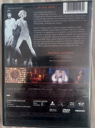 DVD Chicago - Ganadora Oscar Mejor Película