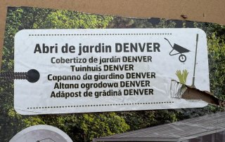 Caseta Metálica Con Leñero Denver "Nueva"