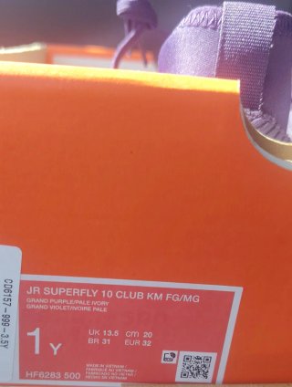 Botas Futbol JR Superfly 10 Club FG/MG T32