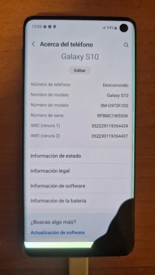 Samsung Galaxy S10 128GB (leer descripción)
