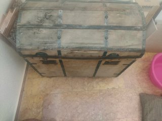 Baúl antiguo +100 años para restaurar