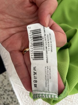 Blusa Festa verde talla 54