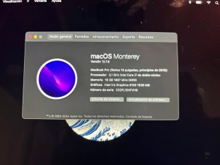 MacBook Pro 13 2015 Plata