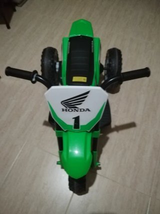 Moto Honda CBR Niños Eléctrica Verde