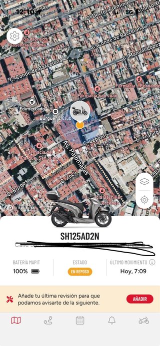 Honda SH 125i 2022 Scooter Gris Oscuro