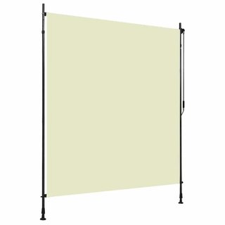 Tenda a Rullo per Esterni 200x270 cm Crema · Poliestere