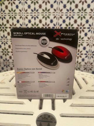 Ratón Óptico USB Phoenix 800 DPI
