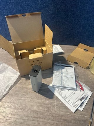 Cámara mini IP tipo caja Canon VBS900F Full HD