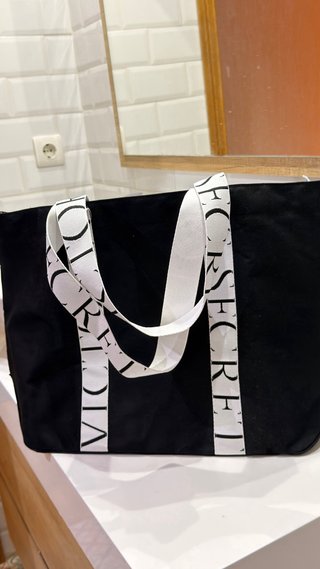 Bolso Victoria's Secret Negro y Rosa
