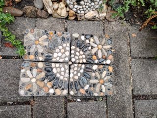 Conjunto 4 Baldosas Decorativas Piedra