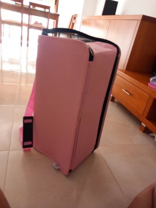 Bolso transporte mascotas rosa