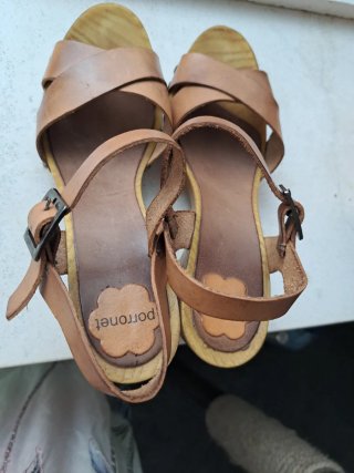 Sandalias de piel Porronet
