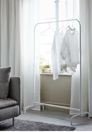 Perchero Metálico Blanco Ikea Múlig