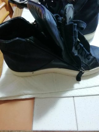 Scarpe Bruno bordese in camoscio nero