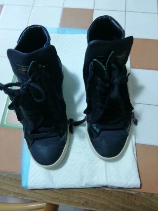 Scarpe Bruno bordese in camoscio nero