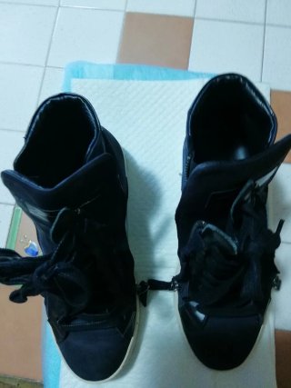 Scarpe Bruno bordese in camoscio nero