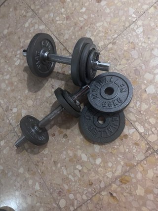 Mancuernas de gimnasio