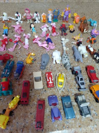 Lote Figuras y Coches Años 80/90