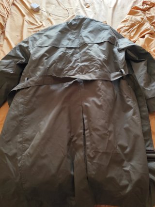Gabardina militar camuflaje verde
