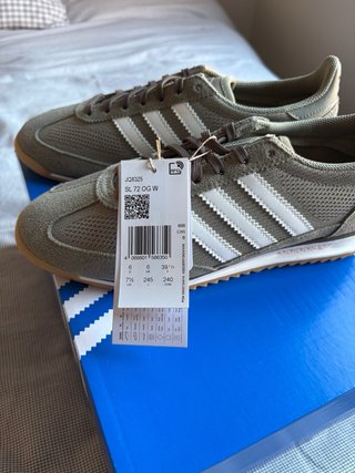 Zapatillas Adidas SL 72 OG W Verde Oliva/Caqui