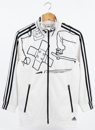Chaqueta Adidas con Estampado Gráfico