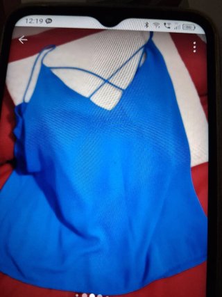 Blusa tirantes azul mujer nueva