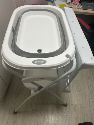 Bañera cambiador plegable bebé