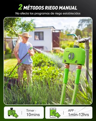Programador Riego WiFi RainPoint 2 Zonas