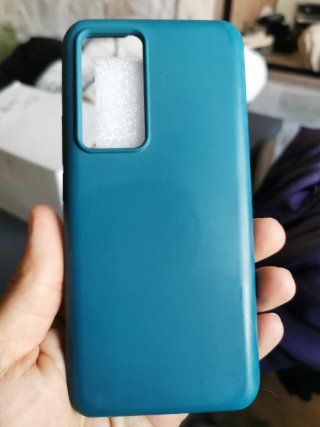 2 fundas móvil rosa y azul fluorescente