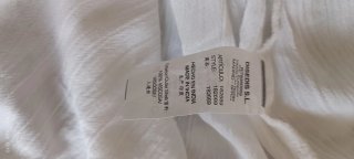 Blusa blanca manga larga XL Amitie
