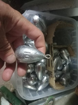 Plomos de pesca tipo campana