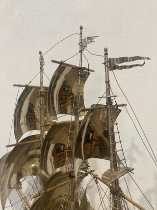 Barco antiguo hecho a mano