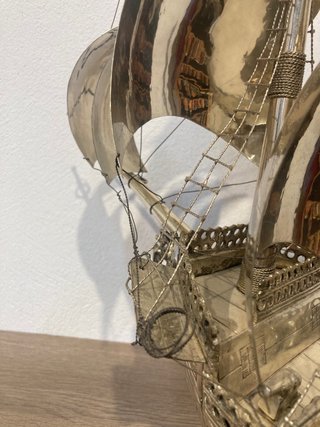 Barco antiguo hecho a mano