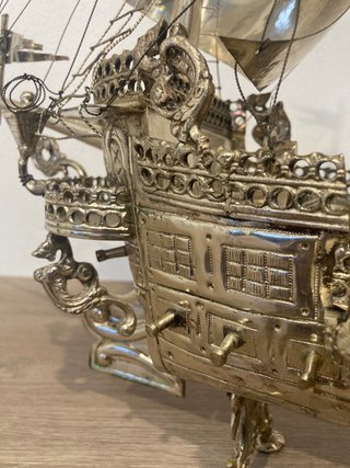 Barco antiguo hecho a mano